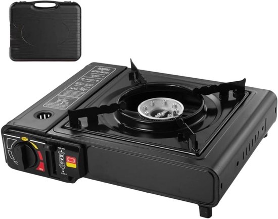 Camping Kooktoestel - Draagbare Brander - Koken in Open Lucht - Automatische Ontsteking - 37 x 29 x 11 cm