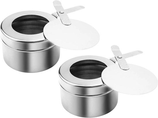 Camping Kooktoestel - Draagbare Brander - Outdoor Koken - Stabiel Roestvrij Staal - 19L x 10B x 8H cm - Zilver