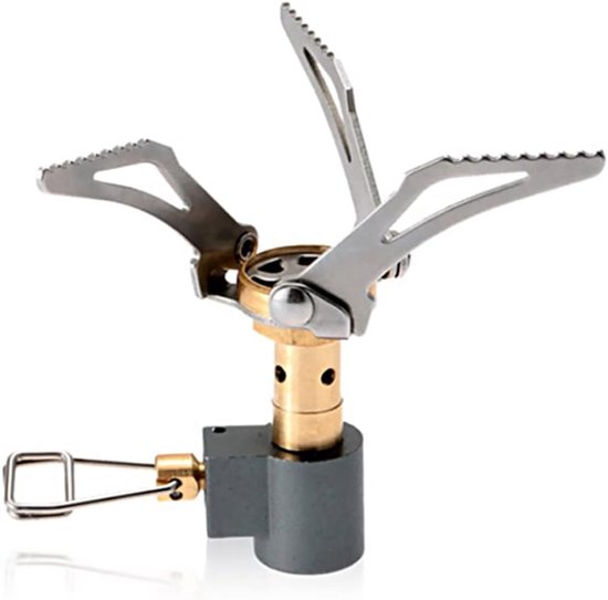 Camping Kooktoestel - Draagbare Oven - Buiten Koken - Opvouwbaar Steunframe - 6x3x6cm - Zilver