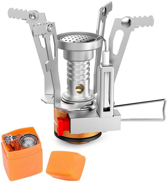 Camping kooktoestel - Gasbrander - Opvouwbaar - Opvouwbaar Gastoestel Camping - Draagbaar Gasfornuis - Incl. Draagtas - voor outdoor, camping, trekking, hiking, picknick van Camping