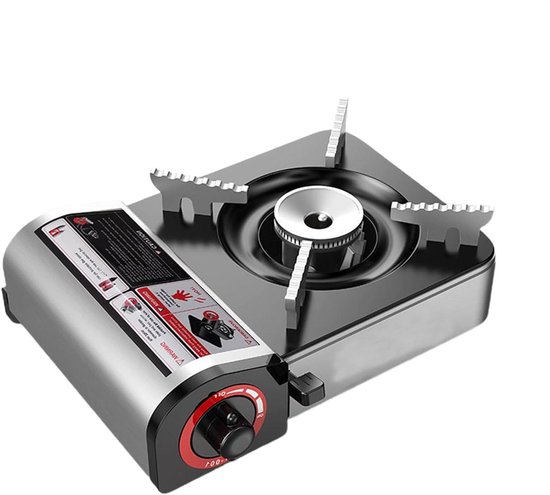 Camping Kooktoestel - Mini Branderpan - Outdoor Koken - Elektronische Ontsteking - 852.75 g - Zwart