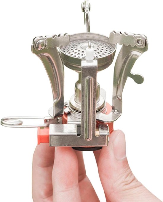 Camping Kooktoestel - Outdoor Brander - Rugzaktochten - Lichtgewicht Compact - 3000 Watt - Zilver
