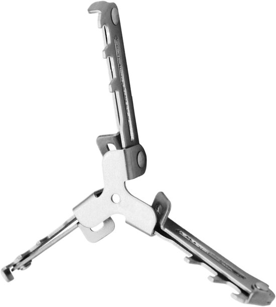 Camping Kooktoestel Stabilisator - Flessenhouder Statief - Outdoor Koken - Stabiel Driehoekig Ontwerp - 12 x 10 x 7 cm