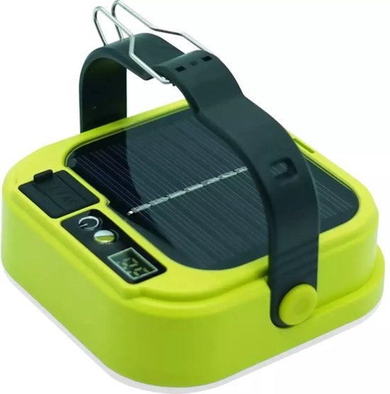 Camping lamp - kampeerlamp - ook als noodlamp bij stroomuitval - powerbank - solar oplaadbaar