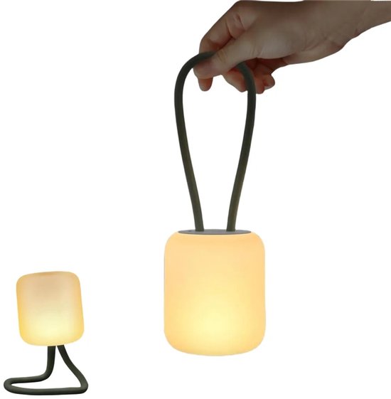 Camping LED Licht - Oplaadbaar - Warm-Fel - Tent Verlichting -Lampjes - Lampenslinger - Kampeerlamp - Tentlamp-groente