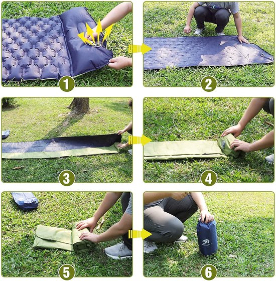 Camping Luchtbed met Led-licht, van Camp