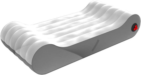 Camping Luchtbed - Opblaasbare Bank - Kamperen en Reizen - Automatische Inflatie - 220 x 100 cm - Zwart Grijs