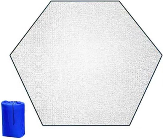 Camping Mat - Isolatie Vloermat - Outdoor Avonturen - Vochtbestendig Ontwerp - 200 x 150 cm - Zilver