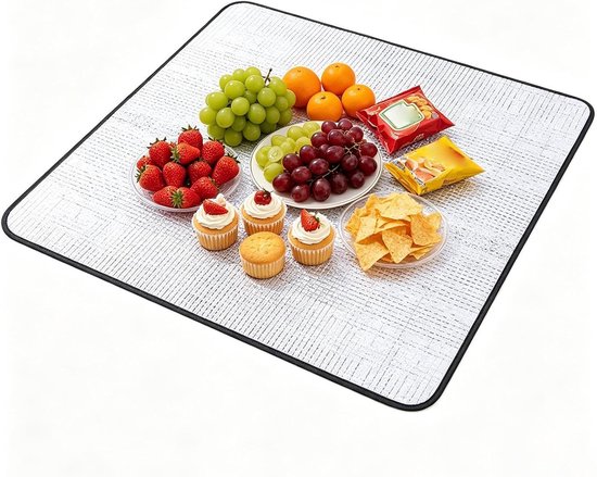 Camping Mat - Isolerende Grondzeil - Outdoor Rust - Dubbellaags Schuim - 200x200cm - Meerkleurig