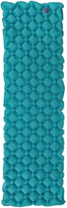 Camping Matras met Transporttas - Opvouwbaar Matras - Vouwmatras - Camping Matje - Slaapmat - Logeer Matras - Luchtmatras - Kampeer Matras - Camping Bedje - 186 x 57 x 4 cm - Blauw - van Imperatoris