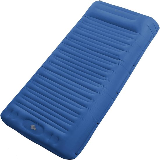 Camping Matras - Opvouwbaar Matras - Vouwmatras - Camping Matje - Slaapmat - Logeer Matras - Luchtmatras - Kampeer Matras - Camping Bedje - Nylon - Tot 272 kg - 14 cm - Blauw - van Imperatoris