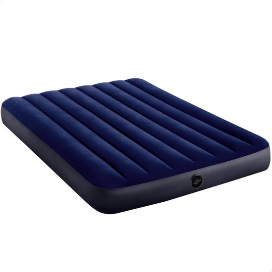 Camping Matras - Opvouwbaar Matras - Vouwmatras - Camping Matje - Slaapmat - Logeer Matras - Luchtmatras - Kampeer Matras - Camping Bedje - PVC - Tot 272 kg - 191 x 137 x 25 cm - Blauw - van Imperatoris van Merkloos