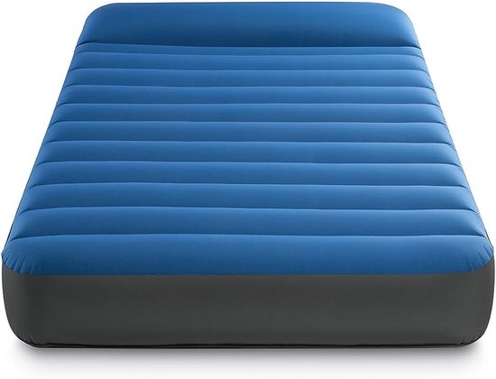 Camping Matras - Opvouwbaar Matras - Vouwmatras - Camping Matje - Slaapmat - Logeer Matras - Luchtmatras - Kampeer Matras - Camping Bedje - TPU - 191 x 99 x 22 cm - Blauw-Grijs - van Imperatoris van Merkloos