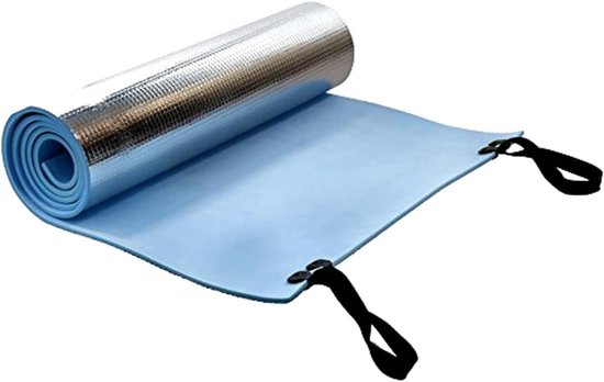 Camping Matras - Slaapmat Kampeer - Outdoor slapen - Waterdicht en Geïsoleerd - 180x50 cm - Blauw van Merkloos