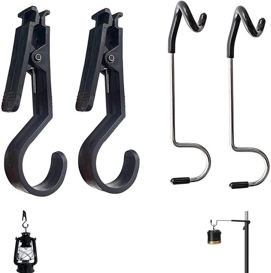 Camping Shaped Light Hooks - Multifunctional Tent Clip Light Hook - Indoor en Outdoor Accessoires voor Tent Canopy Clip van Merkloos