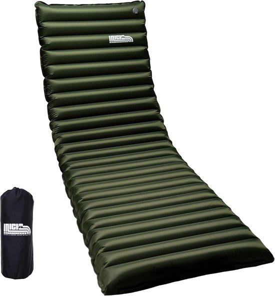 Camping Slaapmat - Backpack Mat - Buiten slapen - Ultralichtgewicht - 72 x 25 Inch - Olijfgroen