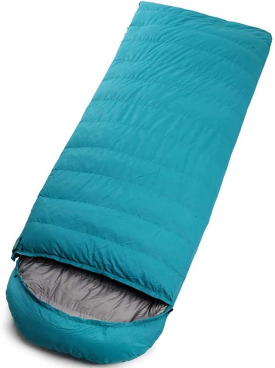 Camping Slaapzak - Lichtgewicht Slaapzak - Buitenavonturen - Waterdicht Nylon Buitenkant - 180+30x80 cm - Groen