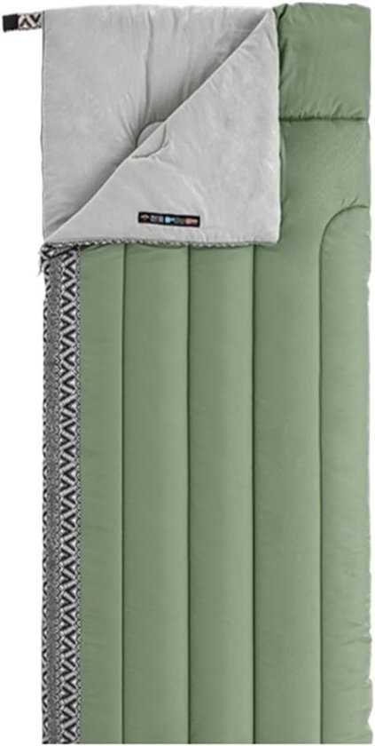 Camping Slaapzak - Outdoor Slaapzak - Kamperen en Hiken - Lichtgewicht en Waterdicht - One Size - Groen