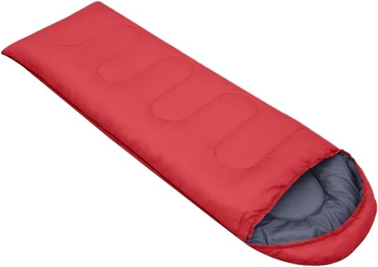 Camping Slaapzak - Outdoor Slaapzak - Kamperen en Reizen - Lichtgewicht en Compact - 210 cm Lengte - Rood