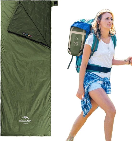 Camping Slaapzak - Outdoor Slaapzak - Kamperen en Wandelen - Waterdichte Compressiezak - Comfort Temperatuur - Niet gespecificeerd
