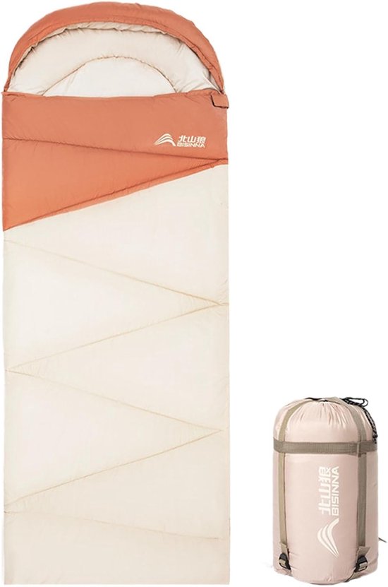 Camping Slaapzak - Reis slaapzak - Outdoor avonturen - Lichtgewicht draagbaar - 190x85 cm - Meerkleurig