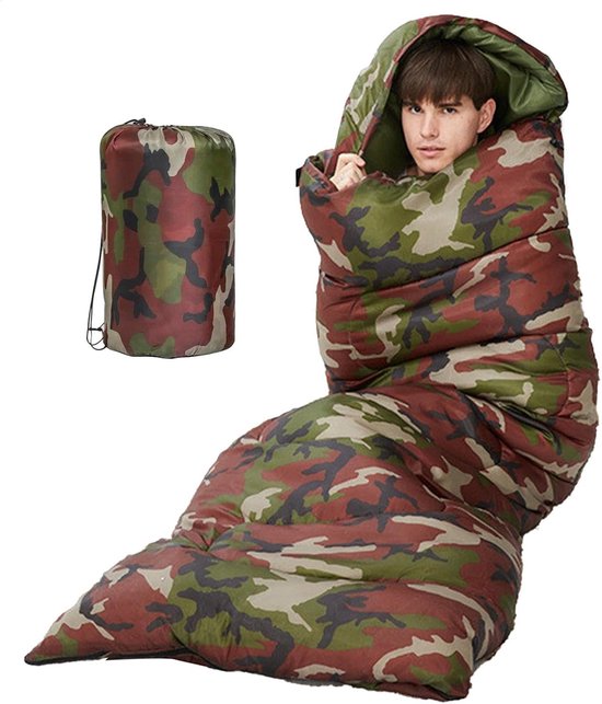Camping Slaapzak - Volwassen Slaapzak - Outdoor Kamperen - Volledige Warmte Absorptie - 210 x 75 cm - Niet gespecificeerd