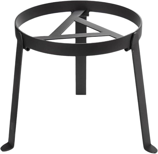 Camping Statief - Kampvuur Grill - Buiten Koken - Inklapbaar Ontwerp - 245 x 250 mm - Zwart