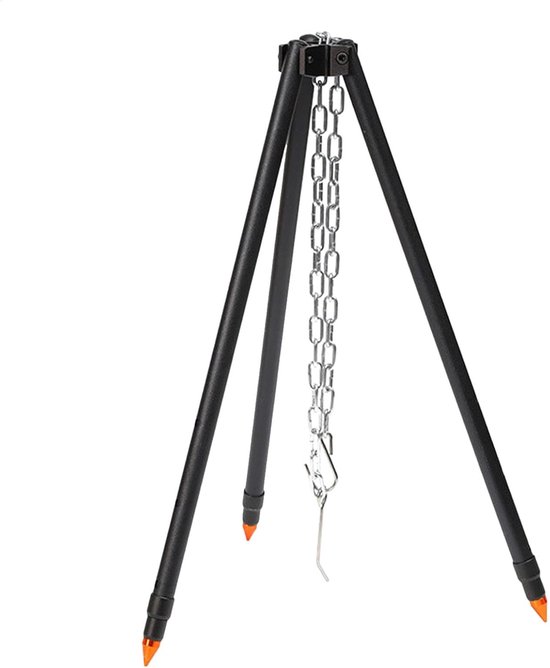 Camping Statief - Kookrek Buiten - Kampvuur Koken - Zware Aluminium - 80 x 123.5 cm