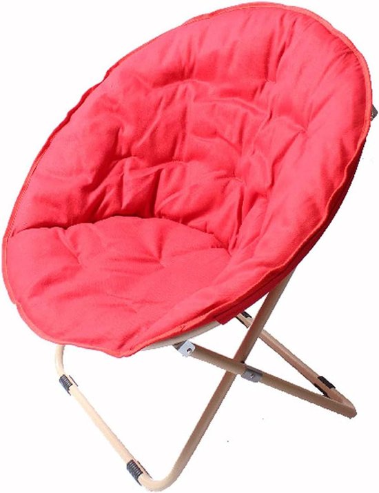 Camping Stoel - Outdoor Stoel - Kamperen Vissen - Wrap-around Padded Design - 150 Kilogram - Rood