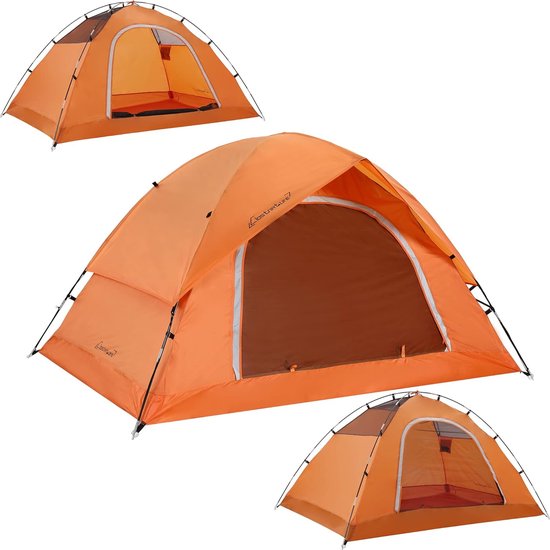 Camping Tent - Waterdichte 2 Persoons Tent, Light Dome Tent, Compacte Tent voor Sport, Familie van Merkloos