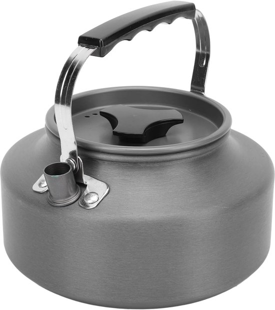 Camping Theepot - Outdoor Ketel - Buiten Koken - Hangend Ontwerp - 1.1 Liter - Zilver