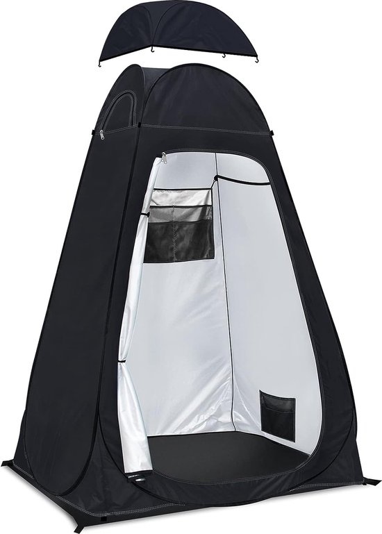 Camping Toilettent riggoo Douchetent Pop-up Veranderende Tent Privacy Toilet Kleedkamer Opbergtent Mobiele Outdoor Toilettent voor Camping & Strand, met Draagtas (UV 50+) van Riggoo
