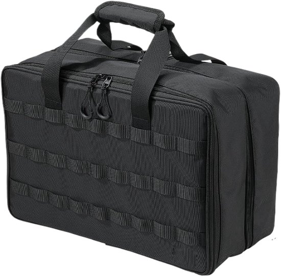 Camping Tote - Heavy Duty Waterdichte Organizer - 46L Outdoor Camping Tas met Rits | voor Wandelen Muziek Festivals Picknicks Weekend Grillen Trunk Road Trip Pot Pan Servies