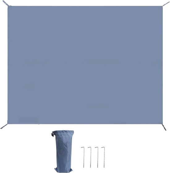 Camping Vloermat - Tentmat Slaapmat - Buiten Kamperen - Waterdicht Sneldrogend - 240x240cm of 260x230cm - Blauw