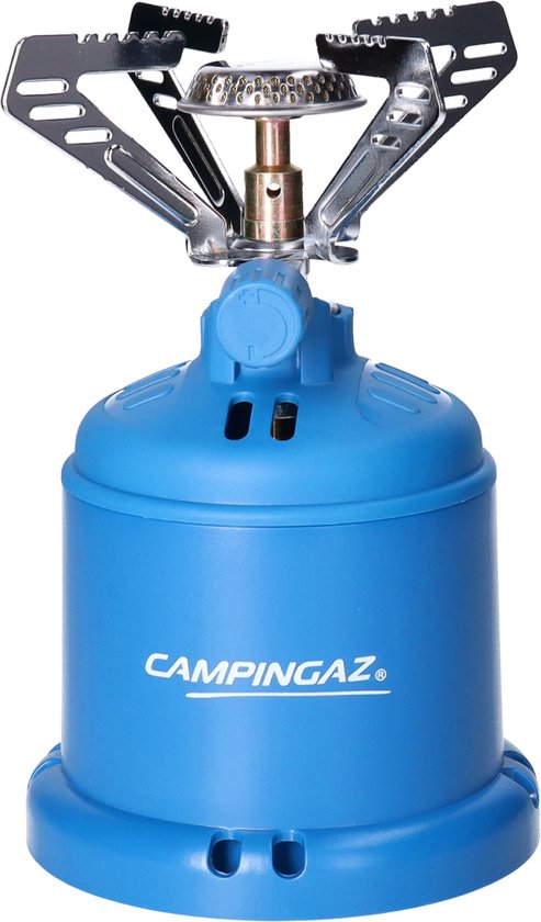 Campingaz 206 Camping kooktoestel - camping gasbrander 1 pits - 1250 Watt - blauw/zilver van Merkloos