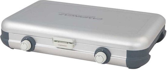 Campingaz Camping Kitchen 2 Camping kooktoestel - 2 pits camping gas kooktoestel - 2x 2000 Watt - zilvergrijs van Campingaz