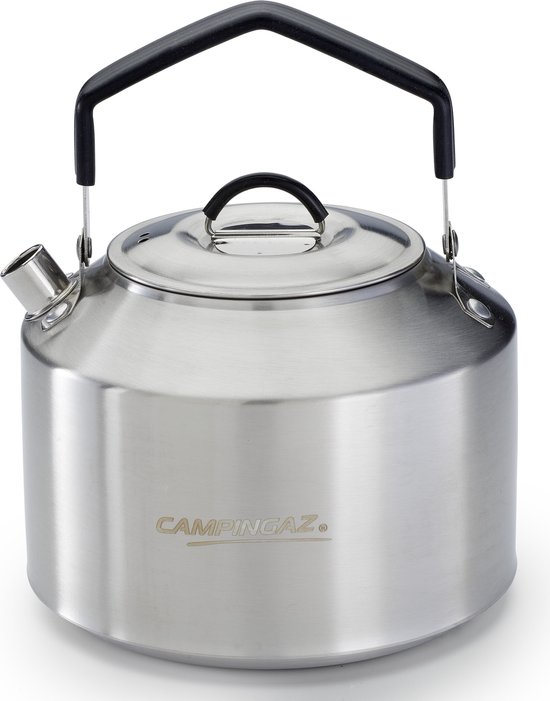 Campingaz kettle – camping waterketel – campingkookset – RVS van Merkloos