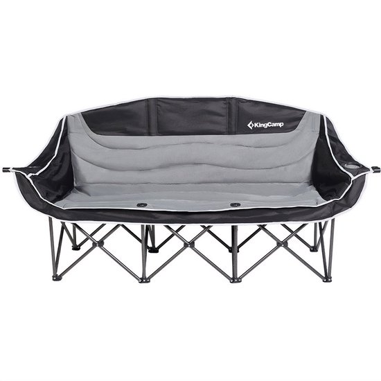 Campingbank Triple Deluxe Lounge - 3-persoons klapstoelbank 270 kg