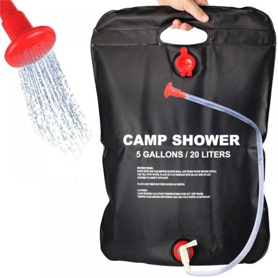 Campingdouche set 20L - solar - campingshower van Camp