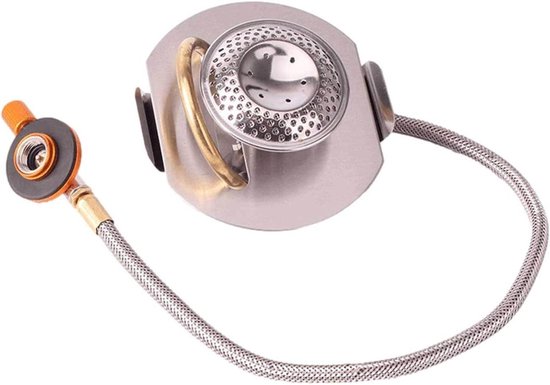 Campingkeuken Brander - Outdoor Kooktoestel - Kamperen en Wandelen - Roestvrij Staal - 88 x 56 mm - Zilver