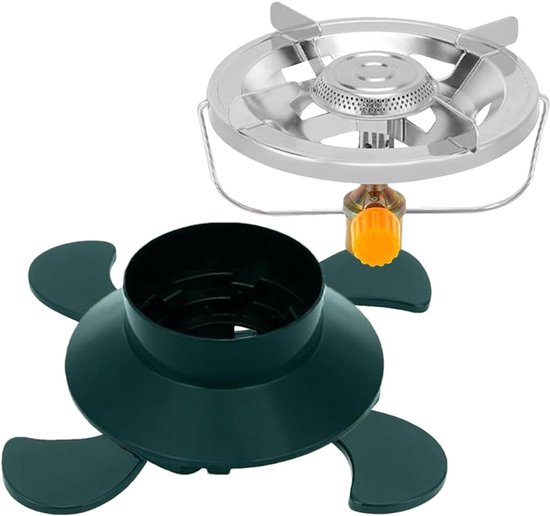 Campingkookstel Onderstel - Stabilisator Voor Draagbare Kooktoestellen - Opvouwbaar Stabilisatiestand Voor Camping Picknicks Frituurpannen