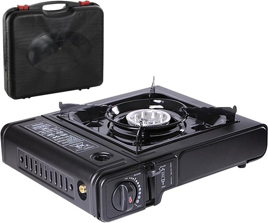 Campingkookstel - Reisfornuis - Outdoor Koken - Lichtgewicht Compact - 38x33x12 cm - Zilver
