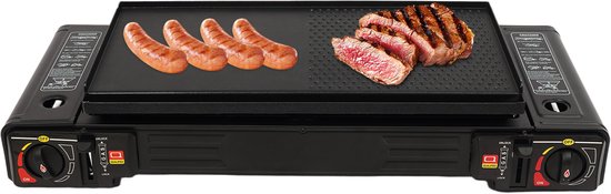 Campingkooktoestel Draagbaar Kampeerfornuis Campingkachel Voor Binnen Buiten Bbq Picknicks Trekkin Wandelen van Merkloos