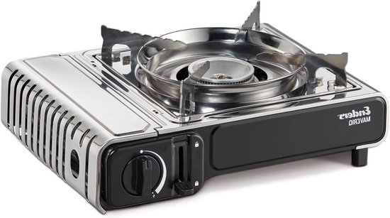 Campingkooktoestel - Enders® MAVERIQ® Z traploos regelbaar - piëzo-ontsteking, ontstekingsbeveiliging, oververhittingsbeveiliging - krachtige brander 22 kW - incl. draagtas - compatibel met . van Merkloos