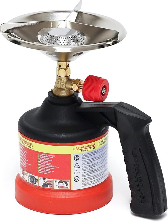 Campingkooktoestel met Gaspatroon en Windscherm - Compact en Robuust Koken Onderweg