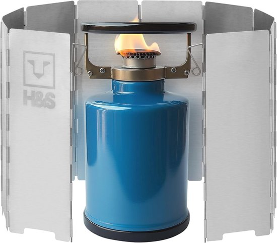 Campingkooktoestel Windbescherming - Bescherming voor Barbecue Grill of Kooktoestel van Merkloos