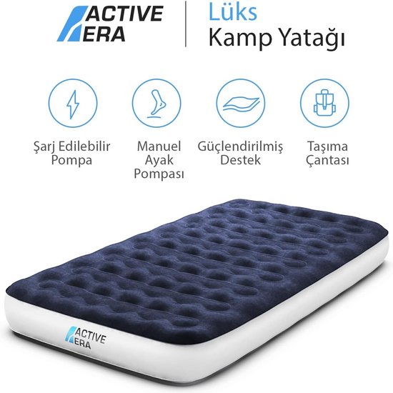 Campingluchtmatras met oplaadbare USB-pomp van Camp