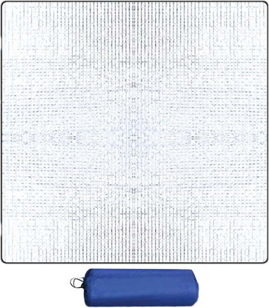 Campingmat Aluminiumfolie - Slaapdeken Vloermat - Buiten Ontspannen - Isolerend Waterdicht Schuim - 195 x 180 cm - Meerkleurig