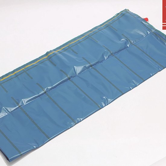 Campingmat - Opblaasbare slaapmat voor kamperen - 200×70 cm - Opblaasbare slaapmat - Opvouwbaar - Slaapmat voor buitententen - Geschikt voor kamperen en backpacken - Opblaasbare slaapmat - Blauw en geel van Merkloos