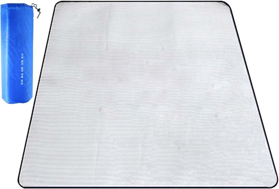 Campingmat Opvouwbaar - Slaapmat Aluminium - Buiten Ontspannen - Waterdicht Warmte-isolerend - 200 x 200 cm - Meerkleurig
